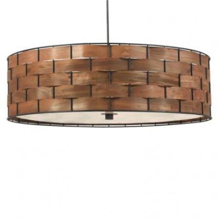 Stylish Woven Wood Pendant Lighting
